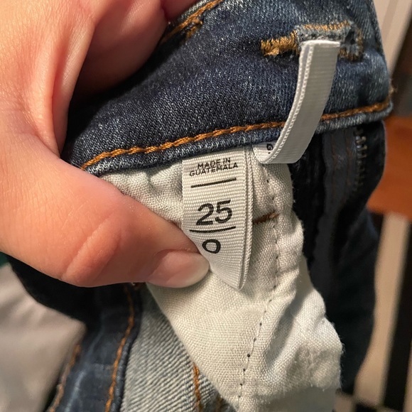 LOFT distressed skinny jeans - Picture 3 of 3